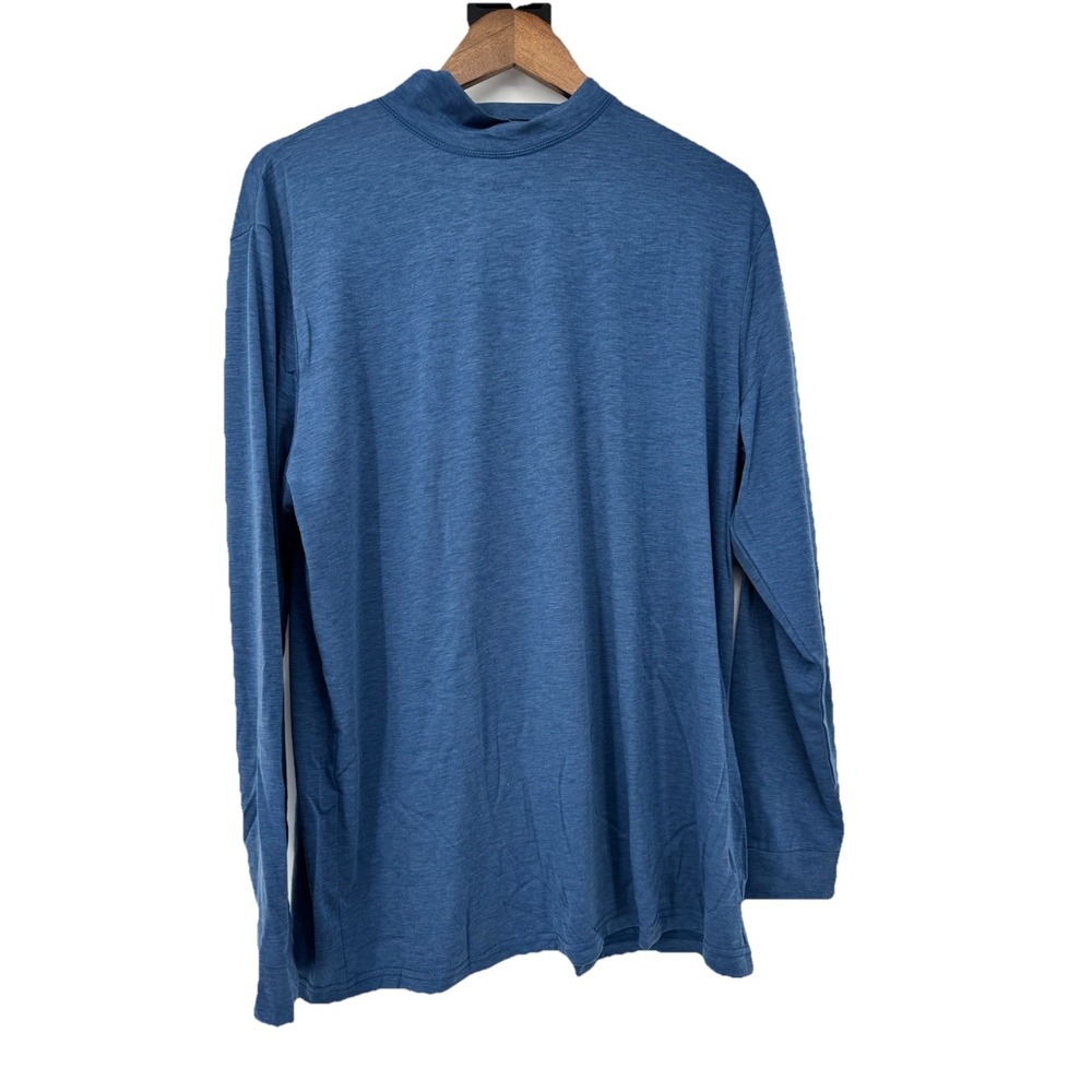 NEW Men's HeatKeep Midweight Base Layer Long Sleeve Crew Neck Blue 2x Ski Winter